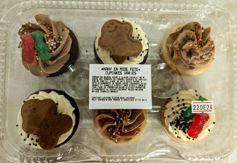 Nany en Mode Fête - Ensemble de 6 cupcakes 440 g