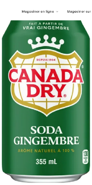 2 Canettes Canada dry 355 ml 710 g