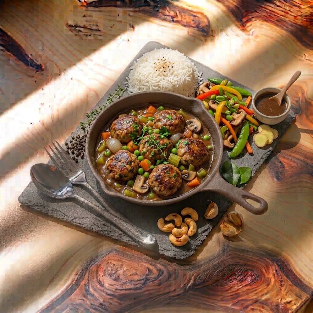 RAGOUT DE BOULETTES AUX LEGUMES (ENV 500GR)