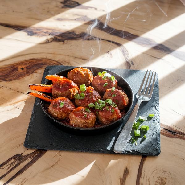 2 plats - Boulettes de bœuf patates et légumes 400 g