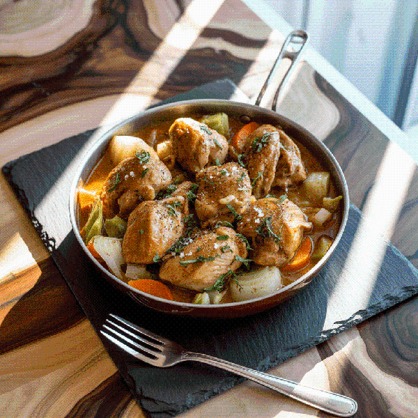 Mijoté de poulet aux légumes 400 g