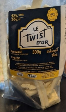 Fromage Bâtonnets salé le twist d'or 300 g