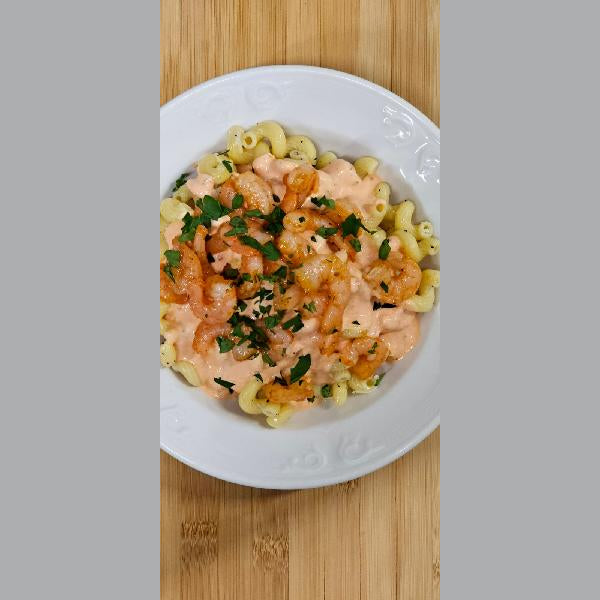 2 Plats - Mac & cheese aux crevette épicées 800 g