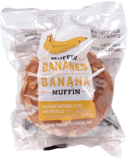 Muffins aux bananes 