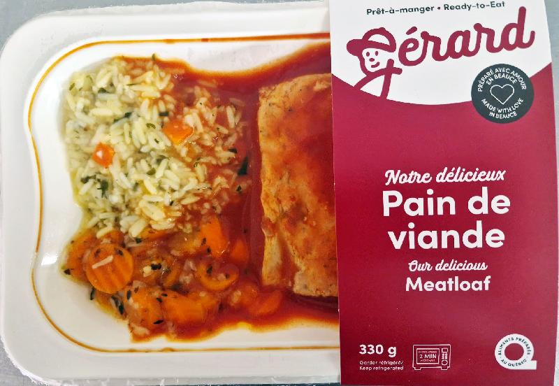 2 plats - Pain de viande Chez Gérard 350 g