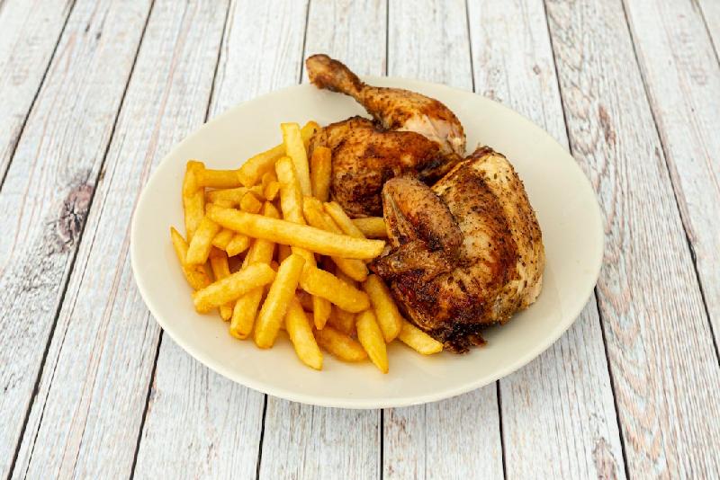 Poulet rôti & frites 400 g