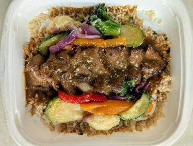 2 plats SIGNATURE - Poulet Teriyaki avec riz aux légumes (copie) 
