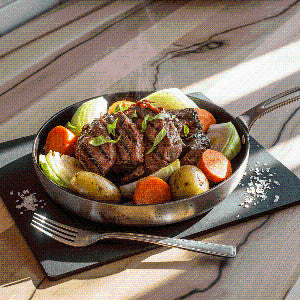 1D2 SIGNATURE - Effiloché de boeuf aux légumes ( sans gluten et lactose ) 600 g