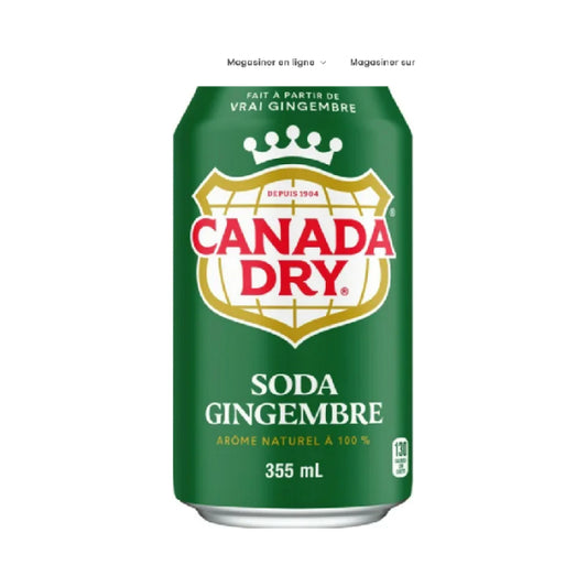 2 Canettes Canada dry 355 ml 710 g