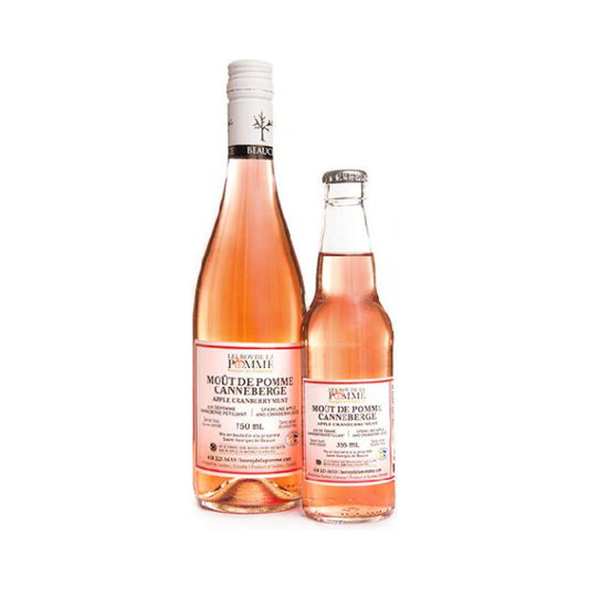 Moût de pomme pétillant aux canneberges 750 g