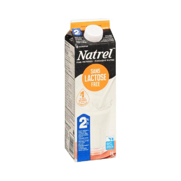 1 litre de lait 2% Natrel sans lactose 1 kg