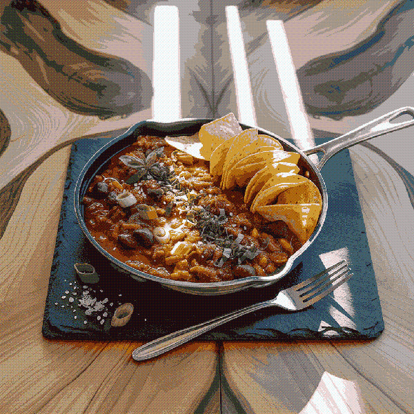 2 PLATS - Chili con carne et chips PROMO 800 g