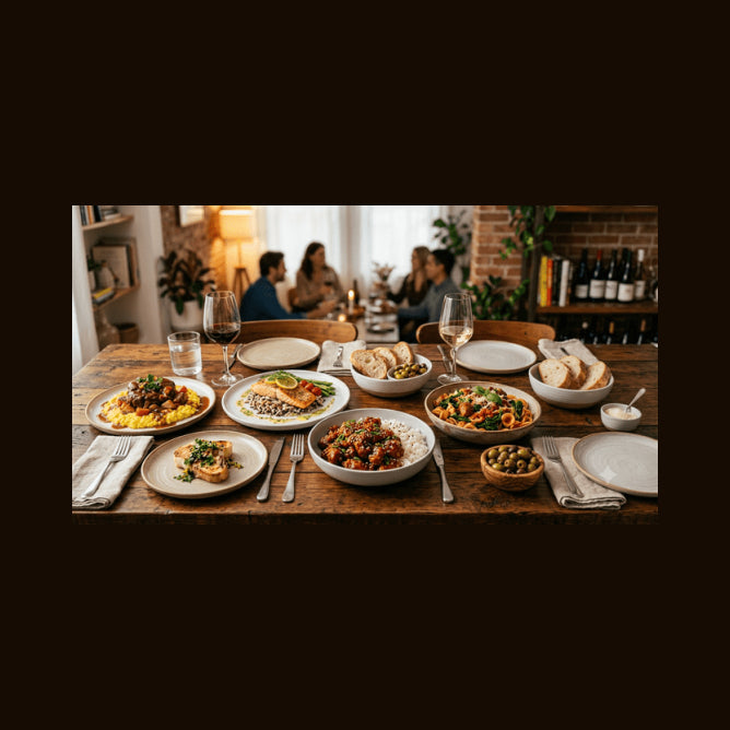 Ensemble de plats congelés (5) 