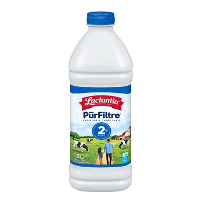 1.5 litre de lait 2% Lactantia PurFiltre 1,5 kg