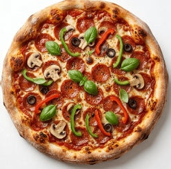 3x Pizza Chaude - 2 Garnies une pepe 