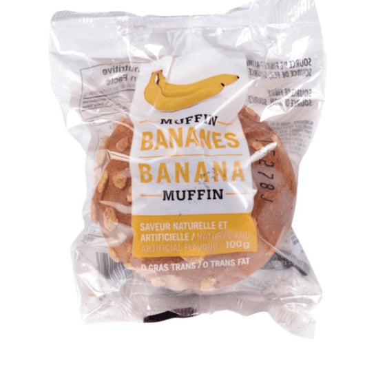 2x Muffins aux bananes 