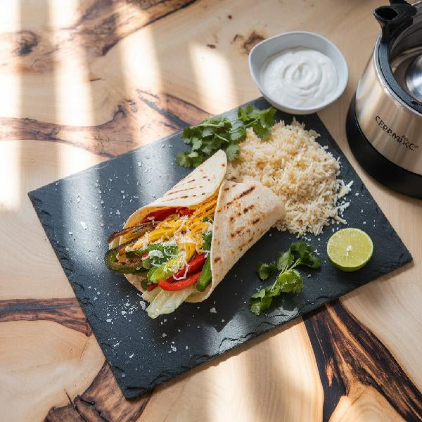 Fajitas au poulet & riz 400 g
